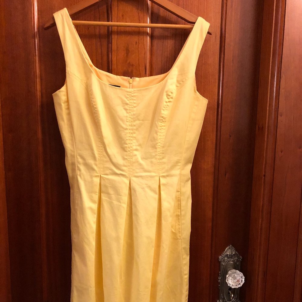 Nine West Yellow A-Line Dress